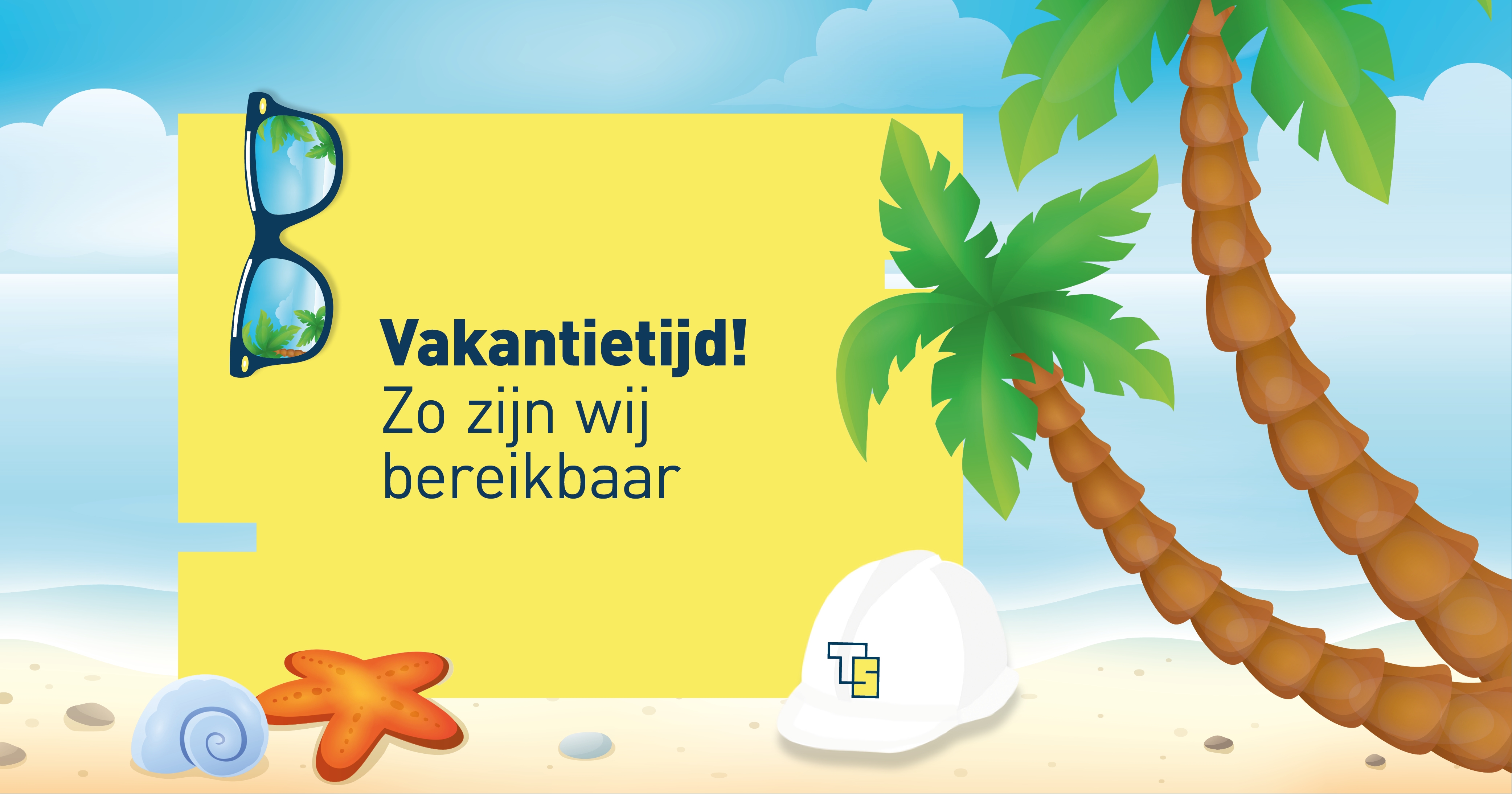 Intranet websitebanner zomergroet 2025