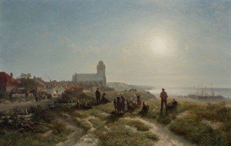 Kunstwerk namiddag te Katwijk aan Zee Salomon Leonardus Vermeer
